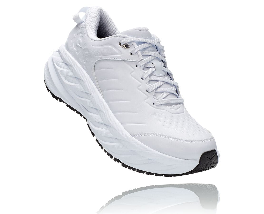 Hoka One One Bondi Sr South Africa - Mens Wide Running Shoes - White / White,SYNZV-8472